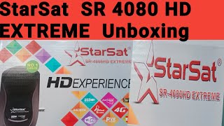 StarSat Sr4080HD EXTREME Receiver Unboxing  software updateFull info [upl. by Corena]