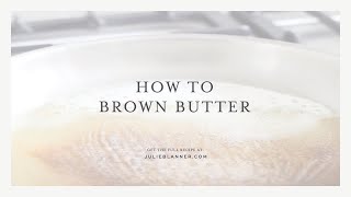 How to Brown Butter  Brown Butter is an Easy Way to Enhance Baked Goods and Savory Eats [upl. by Akcimehs]