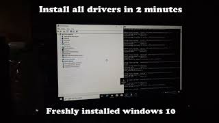 Windows 10  Install all Drivers in less than 2 minutes  Power of backup batch restore [upl. by Charles]