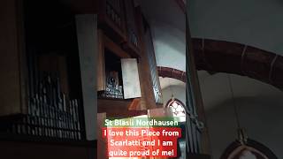 Scarlatti on a pipe organ organ scarlatti shorts music [upl. by Recnal]