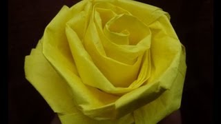 How to make rose with tissue paper quick and easy Detailed tutorial link in the description box 👇 [upl. by Nae446]