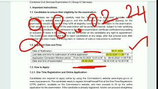 😍TNPSC GROUP 4 Notification 2024  Exam Date June 2024  Tnpsc Prepration in Tamil [upl. by Fahey]