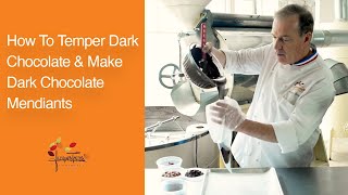 How To Temper Dark Chocolate amp Make Dark Chocolate Mendiants [upl. by Pierre]