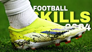 Best Football Skills 2024 12 [upl. by Pirozzo]