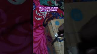 REAL MASS GAINER PROTEIN POWDER UNBOXING VIDEO [upl. by Yekcim]