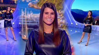 KARINE FERRI ÉPOUSTOUFLANTE DANS CETTE ROBE EN CUIR POUR LE LOTO ET LEUROMILLIONS 😍 [upl. by Alyehs]