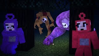 Po and Tinky Winky caught Slendytubbies Minecraft machinima [upl. by Zipah]