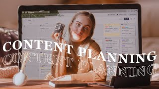 How I plan my CONTENT CALENDAR  free template [upl. by Nabroc698]