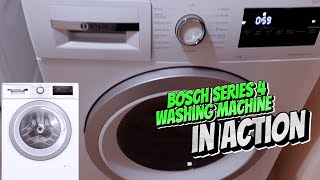 Bosch Series 4 Washing Machine In Action [upl. by Aronow]