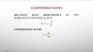 3 Compression Ratio  Image Compression  Digital Image Processing [upl. by Hazlip]