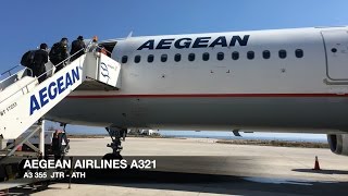 Aegean Airlines A321  Santorini ✈ Athens  mini Trip Report  takeoff [upl. by Mano]