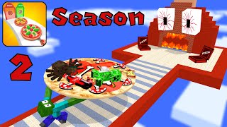 Minecraft Mobs  PIZZA RUNNER SEASON 2 ALL EPISODE  Minecraft Animation [upl. by Ravert]