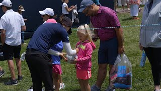 US Womens Open Scenes from Day 1 video [upl. by Nimrahc108]