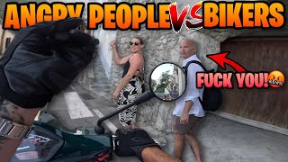 SI ARRABBIANO TUTTI🤬ANGRY PEOPLE vs BIKER COSA VUOL DIRE GUIDARE A NAPOLI Ep 40 COSTIERA AMALFITANA [upl. by Ploss241]