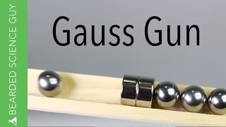 How to make a Gauss Gun Physics [upl. by Amelina]