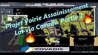 Astuces Covadis  Présentation Projet Voiries sur Covadis Partie 2 [upl. by Nedap940]