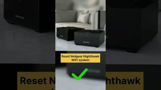 How to reset netgear nighthawk wifi mesh system netgear netgearrouter netgearmeshsystem [upl. by Aneen962]