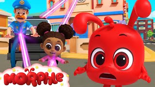 Police Officer April  Mila and Morphle  Cartoons for Kids [upl. by Newo]