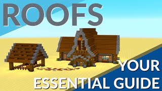 How to Build a Roof in Minecraft The Essential Minecraft Roof Guide By Avomance 2018 [upl. by Eelirol]