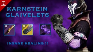 Glaives grant INFINITE HEALING with Karnstein Armlets   Void 30 Warlock build [upl. by Nylarac666]