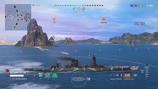 World of Warships Legends  Michelangelo Div Strikes Again [upl. by Ycal805]