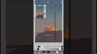 Part 63  Drawing Street Lights and Clouds ibispaintx painting art tutorial feedshorts [upl. by Thurnau]