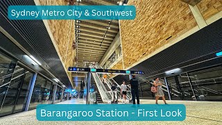 Sydney Metro Vlog 25 Barangaroo Station FIRST LOOK [upl. by Yenffad411]