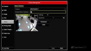 How to Configure Motion Detection on a Hikvision Recorder [upl. by Ardme]