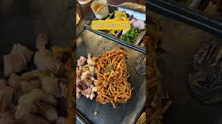 This Restaurant Cooks Noodles Completely Different Than Everybody thailand noodles foodlover [upl. by Kennet533]