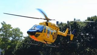 ADAC Hubschrauber Start in Wuppertal [upl. by Jewelle]