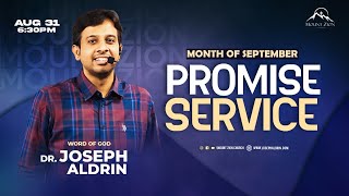 September2023  Promise Service  Word of God Dr Joseph Aldrin  Mount Zion Church [upl. by Marvel]