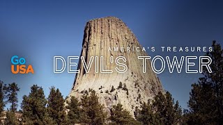 Devils Tower Americas Treasures  Devils Tower National Monument [upl. by Blackington114]