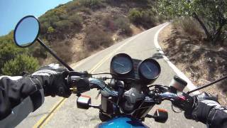 Neptunes Net and Yerba Buena Road on classic BMW R100RS motorcycle [upl. by Ennovi142]