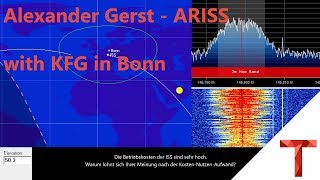 ARISS school contact with KFG in Bonn  3rd july 2018 [upl. by Adnohsal]