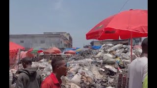 DR Congos capital Kinshasa struggles with increased waste disposal [upl. by Airdna]