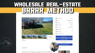 BRRRR Method  Wholesale Real Estate [upl. by Manouch]