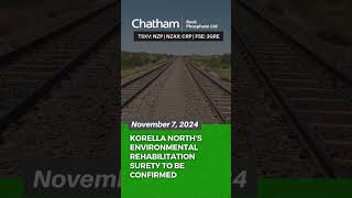 💥 NEWS ➠ November 7 2024  Korella North’s Environmental Rehabilitation Surety to be Confirmed [upl. by Etnovahs]