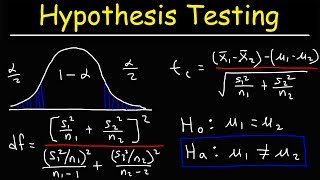 Hypothesis Testing  Difference of Two Means  Students Distribution amp Normal Distribution [upl. by Andra]