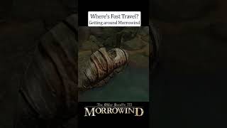 Fast Travel in Morrowind part 1  How to get around the map [upl. by Hainahpez]