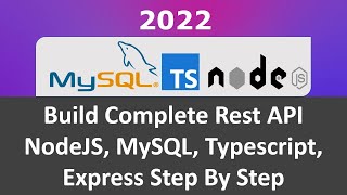 Build REST API with NodeJS MySQL Sequelize Typescript Express step by step 2022  REST API MySQL [upl. by Jonme]