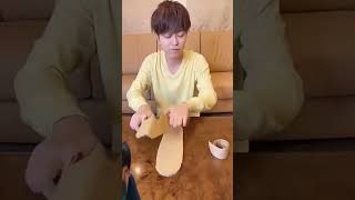 Make sandals from cardboard diy humor funny funnypictures shorts [upl. by Corby]