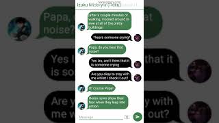 Ignored Deku  DabiDeku 6  texting story [upl. by Airetnuhs482]