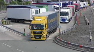 Irish Lorries at Holyhead Port [upl. by Nathan]