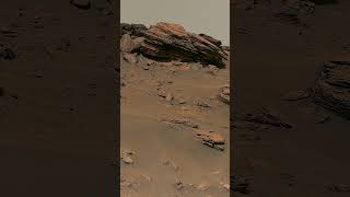 PERSEVERANCE MARS ROVERS PANORAMA VIEW OF THE MARTIAN ROCKS shorts [upl. by Airliah]