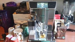 Alexa controlled DeLonghi Primadonna Elite  make capuccino [upl. by Socha]