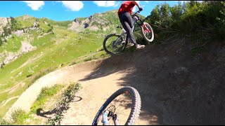 Bikepark Chatel Vink Line Follow cam with Anthony Rocci [upl. by Giffard]