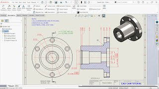 Make Drawing from Part in Solidworks  Solidworks Drawing [upl. by Warchaw]