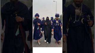 Sana Ansari with Sikh brothers  Mashallah  islamic hajj reels [upl. by Nytsud]