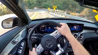 2020 MercedesAMG C63 S Sedan  POV Test Drive [upl. by Homovec]