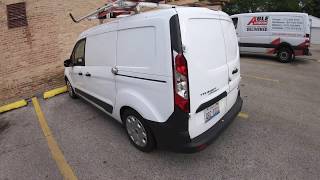 2018 ford transit connect Is it big enough for HVAC service and installations [upl. by Immas]